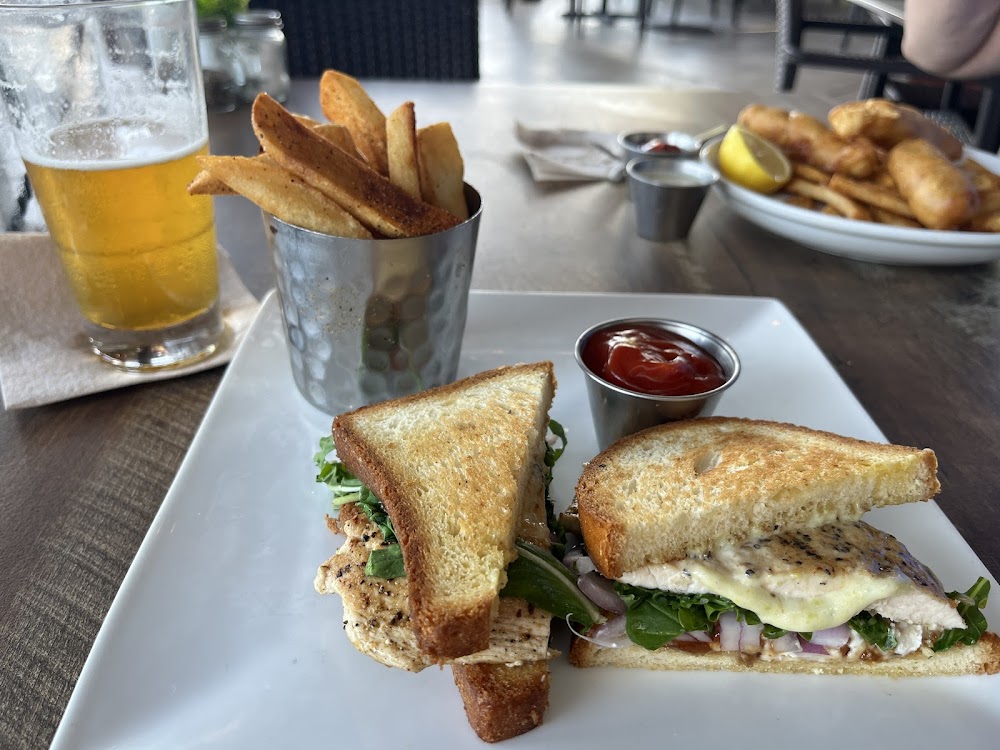 CraftWay Kitchen Plano signature dishes Candied BaconChicken and Fig SandwichChicken Milanese